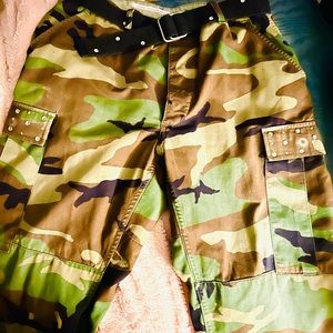 The cutest boyfriend camouflaged blinged cargo’s you’ve ever seen!